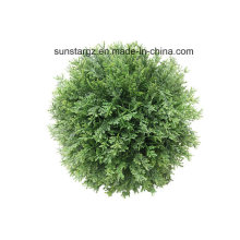 Artificial Plant PE Plastic Pond Cypress Ball for Garden Decoration (39158)